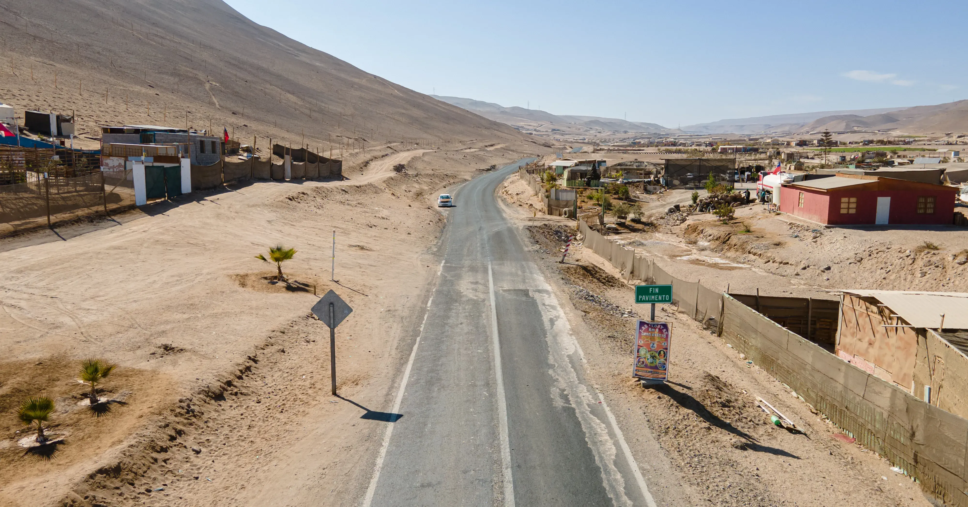 Ruta A-157 acceso Las Llosyas