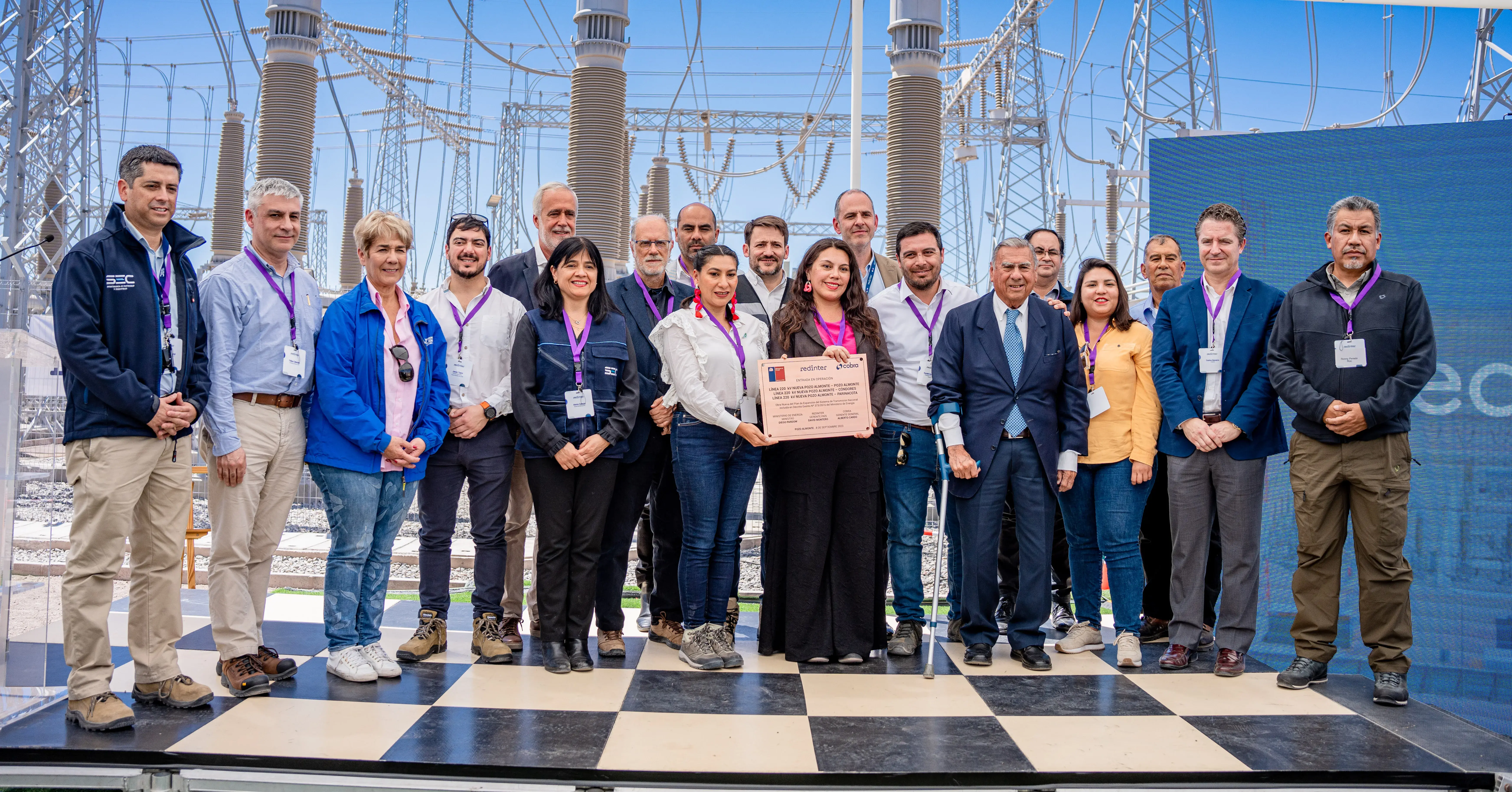 Group photo at the event