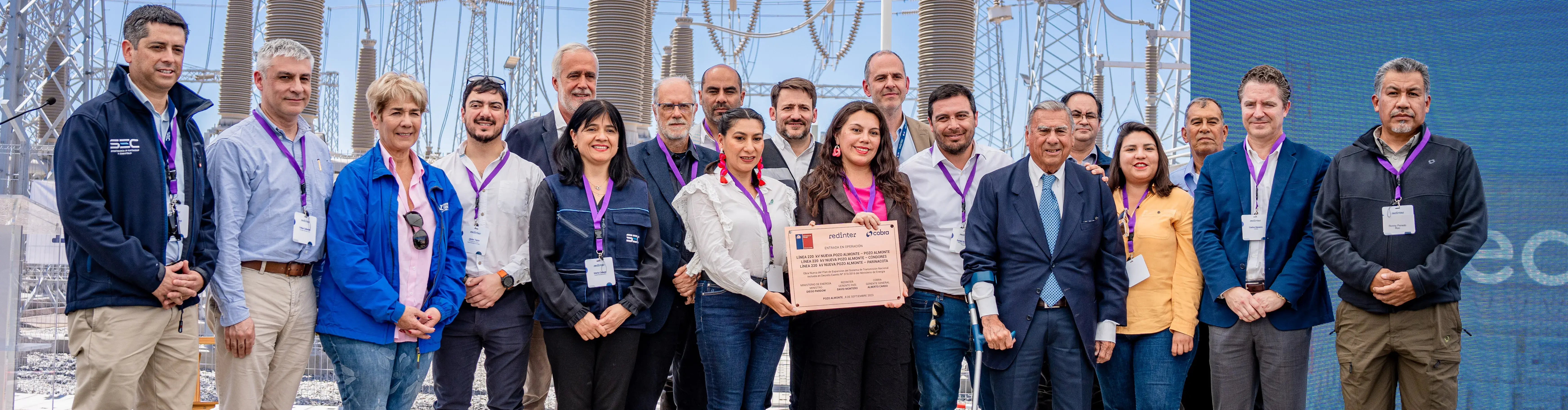 Group photo at the event